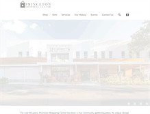Tablet Screenshot of princetonshoppingcenter.com